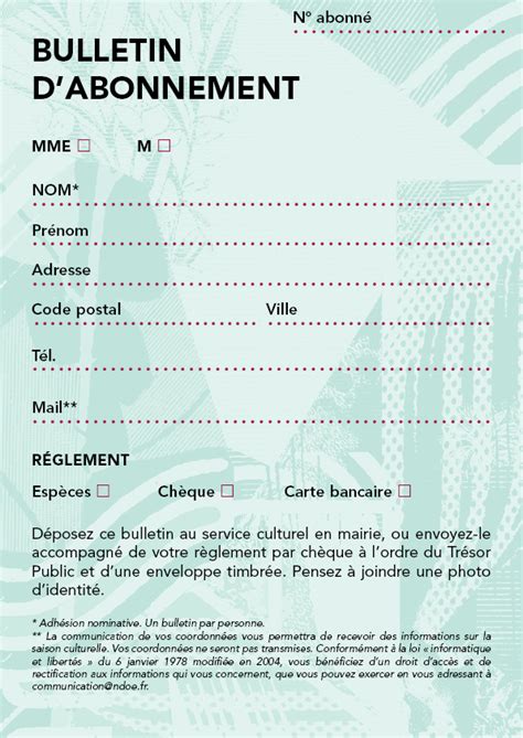 Billetterie & abonnements .